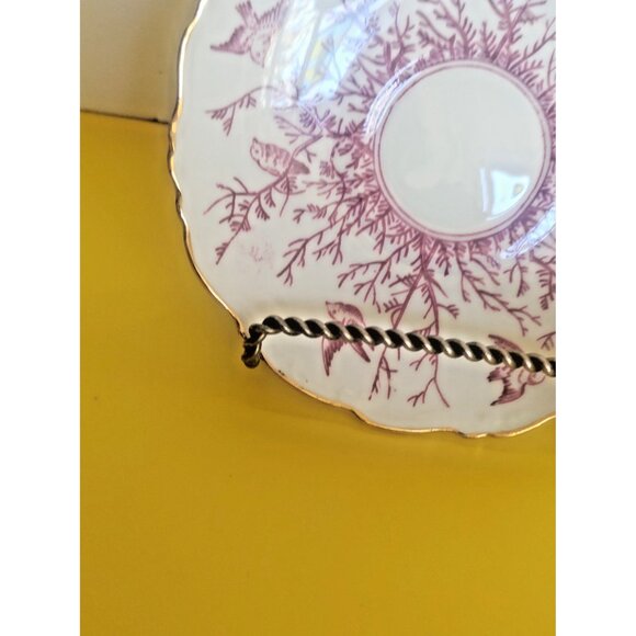 Vintage Coalport England Bird Teacup &Saucer Set 1950's - Picture 3 of 9